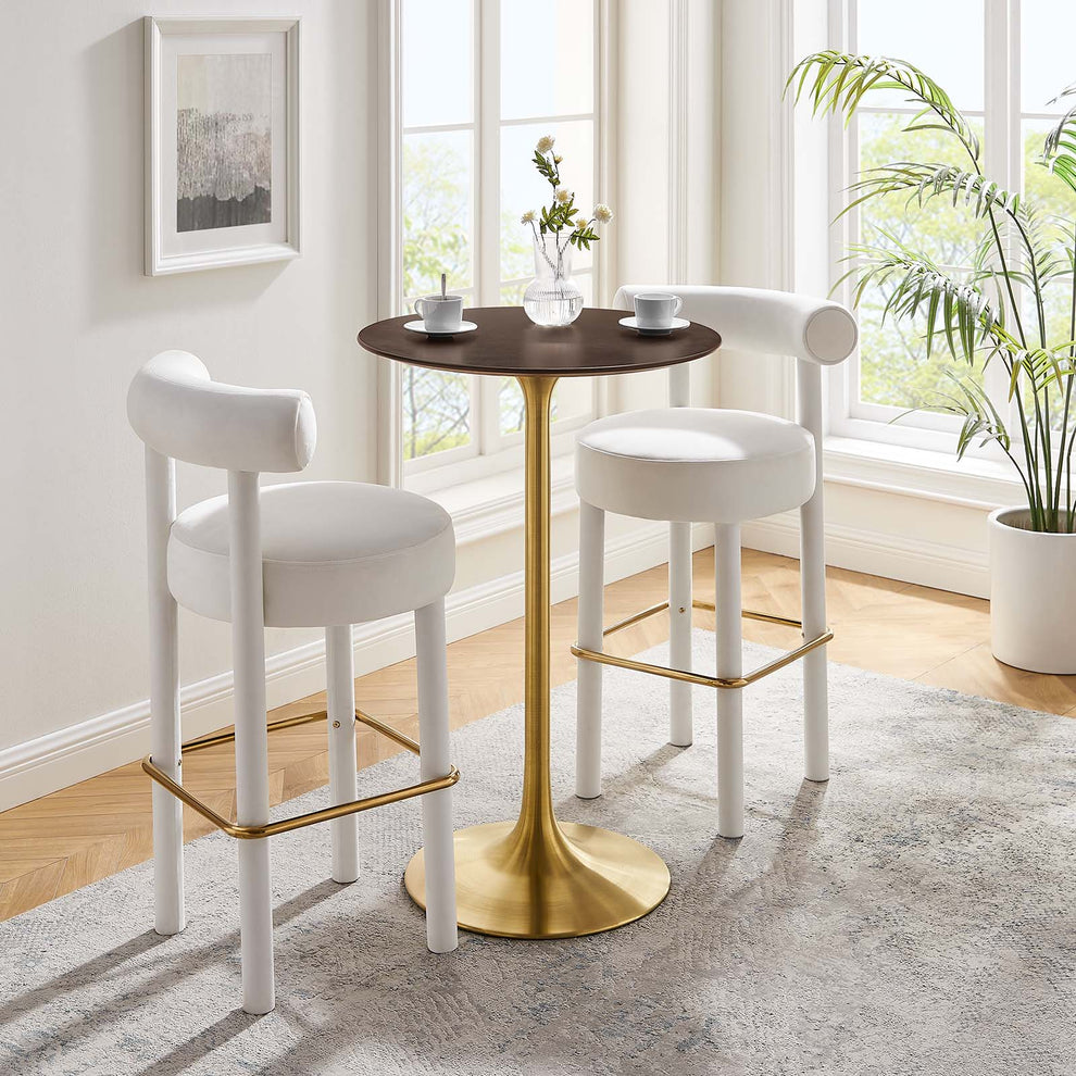 Modway Lippa 28" Wood Bar Table - EEI-5529 | Dining Tables | Modishstore - 1