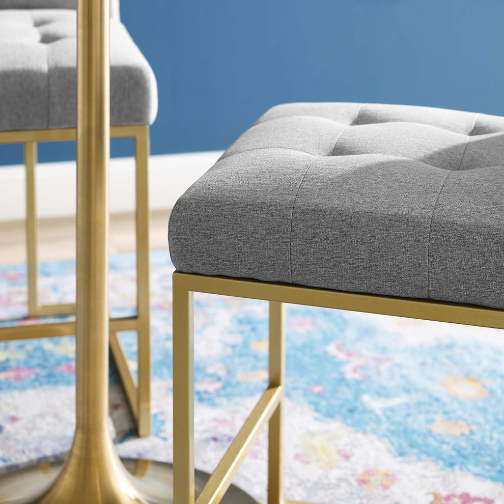 Privy Upholstered Fabric Counter Stool Set of 2 by Modway | Counter Stools | Modishstore - 8