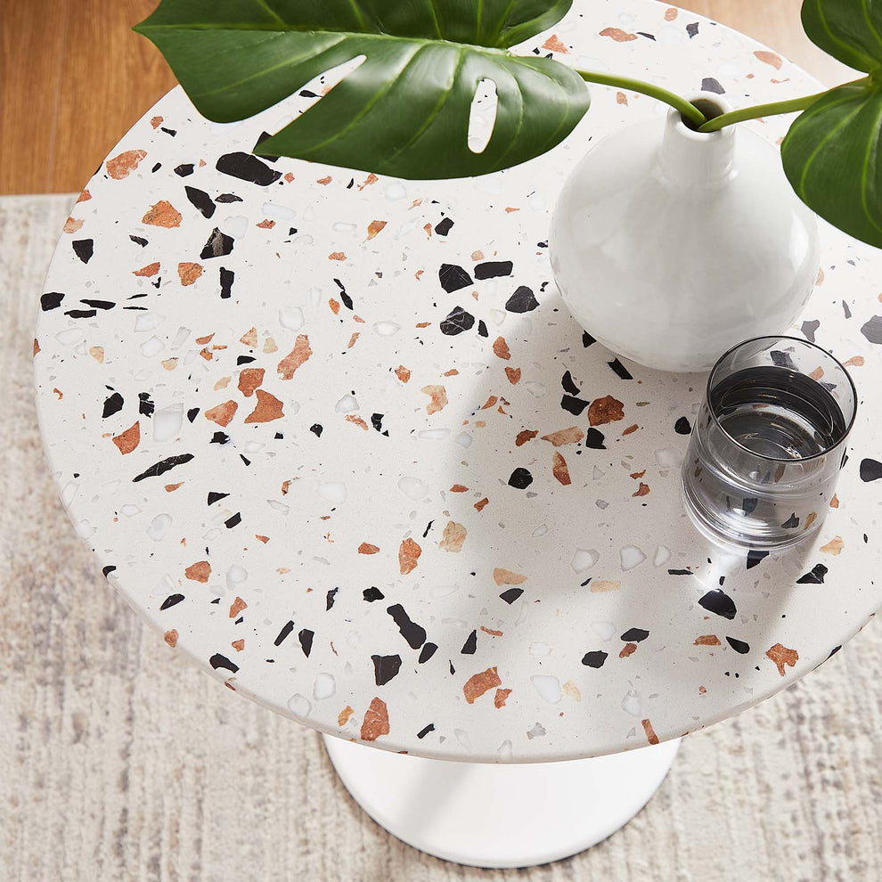 Lippa 20" Round Terrazzo Side Table By Modway - EEI-5682 | Side Tables | Modishstore - 9
