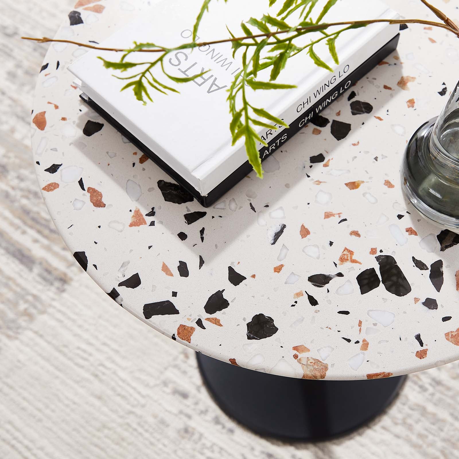 Lippa 20" Round Terrazzo Side Table By Modway - EEI-5692 | Side Tables | Modishstore - 9