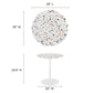 Lippa 28" Round Terrazzo Dining Table By Modway - EEI-5697