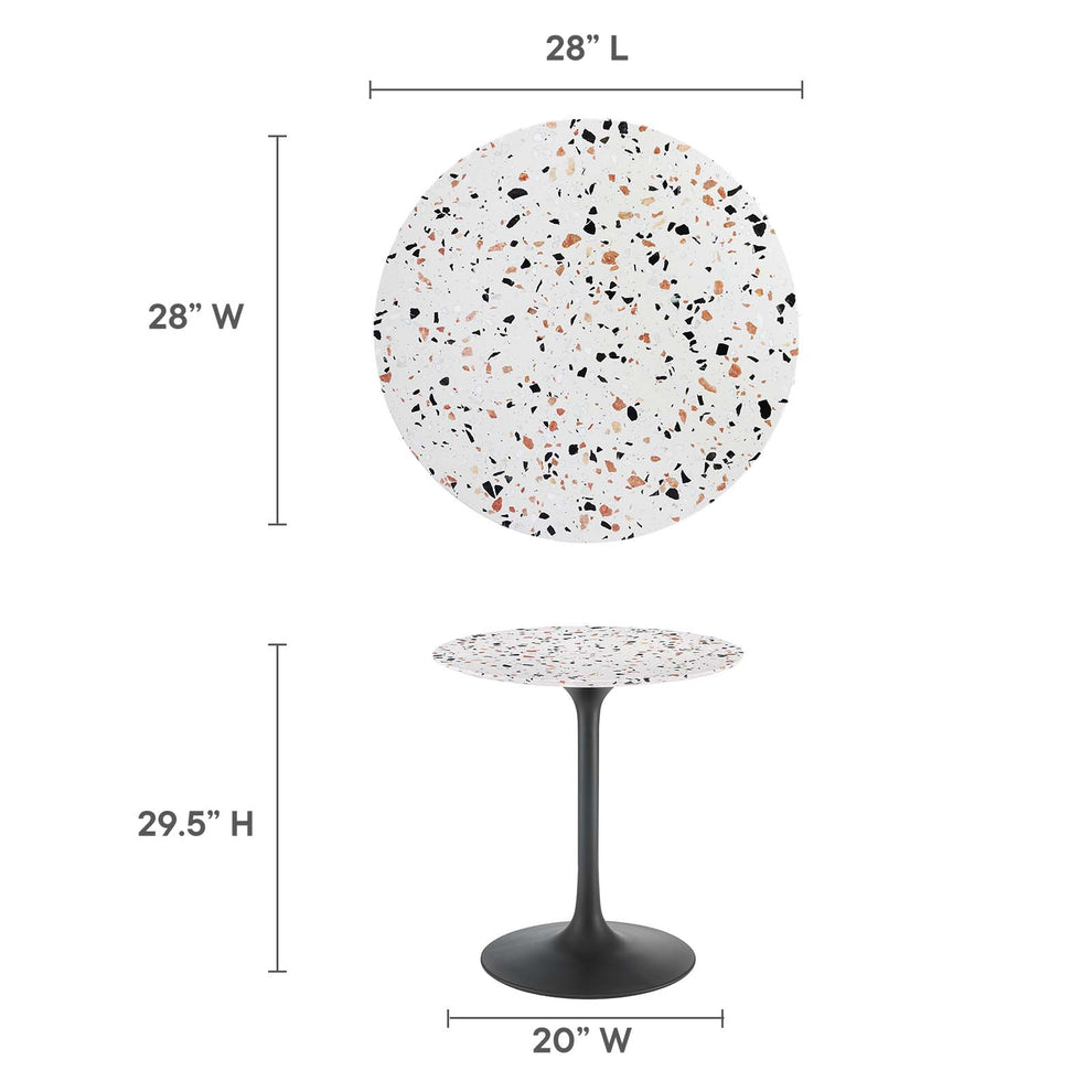 Lippa 28" Round Terrazzo Dining Table By Modway - EEI-5700 | Dining Tables | Modishstore - 13