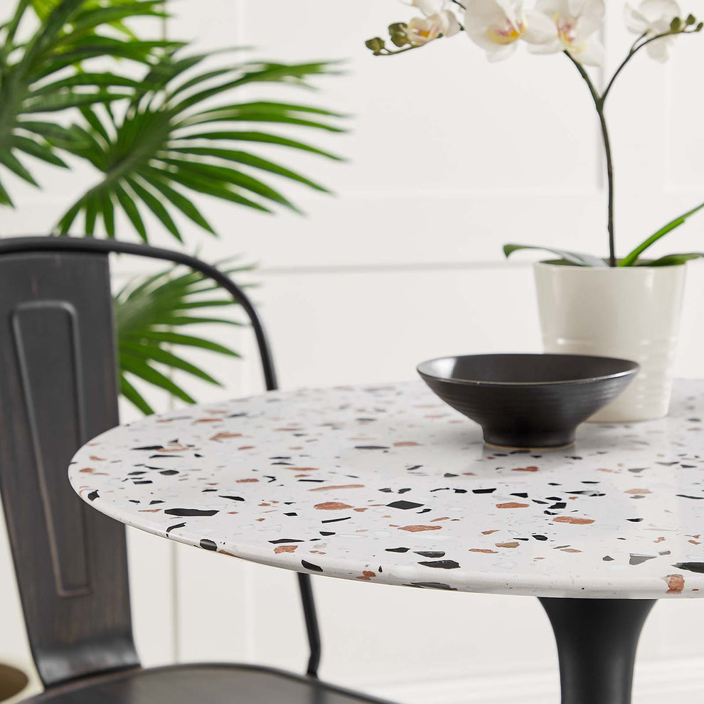 Lippa 28" Round Terrazzo Dining Table By Modway - EEI-5700 | Dining Tables | Modishstore - 7