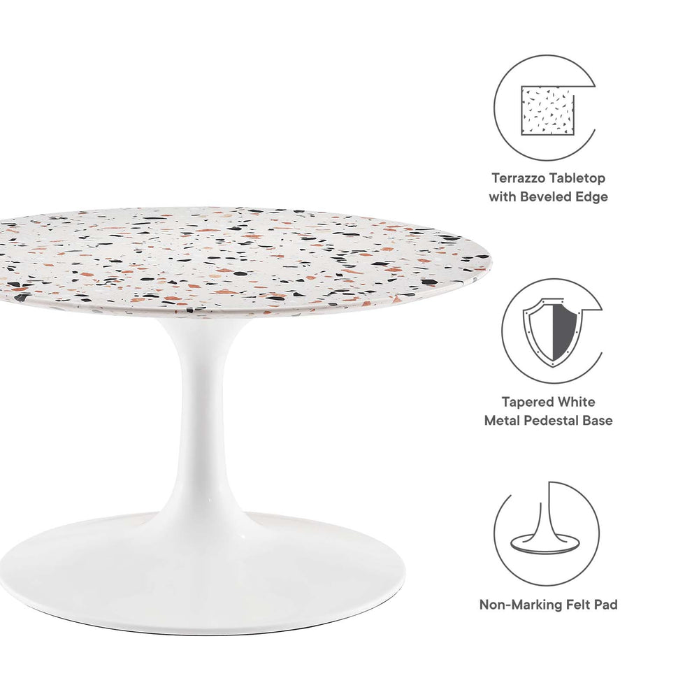 Lippa 28" Round Terrazzo Coffee Table By Modway - EEI-5710 | Coffee Tables | Modishstore - 12