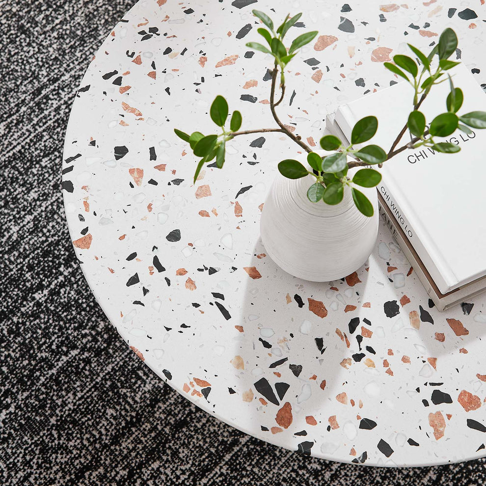 Lippa 28" Round Terrazzo Coffee Table By Modway - EEI-5710 | Coffee Tables | Modishstore - 8