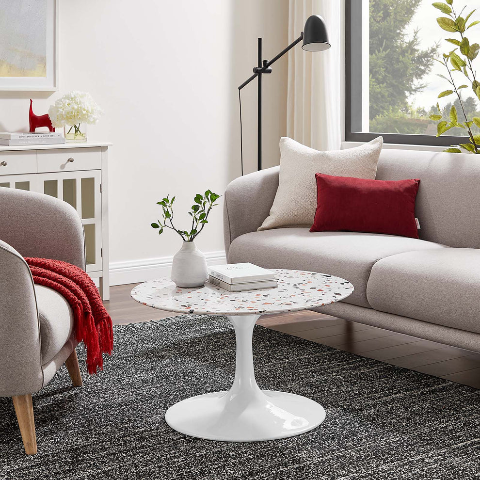 Lippa 28" Round Terrazzo Coffee Table By Modway - EEI-5710 | Coffee Tables | Modishstore - 1