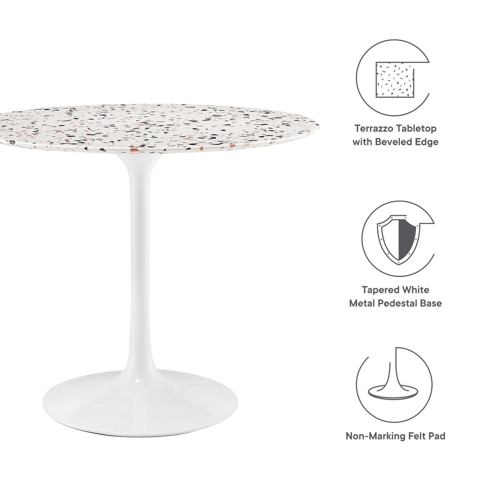 Lippa 36" Round Terrazzo Dining Table By Modway - EEI-5713 | Dining Tables | Modishstore - 12