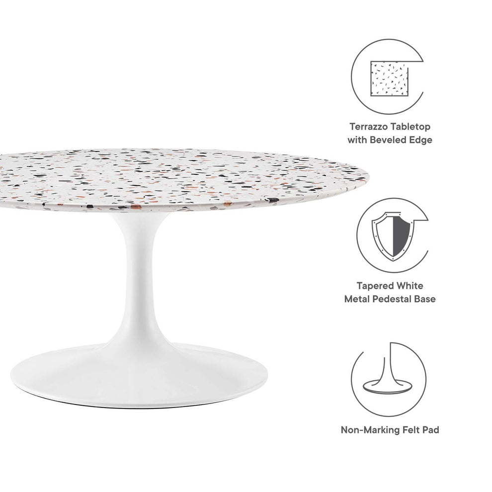 Lippa 36" Round Terrazzo Coffee Table By Modway - EEI-5719 | Coffee Tables | Modishstore - 12