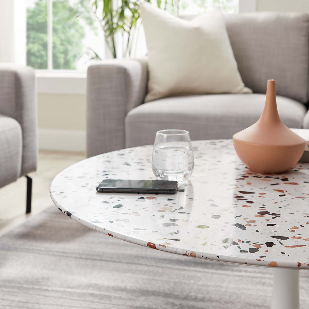 Lippa 36" Round Terrazzo Coffee Table By Modway - EEI-5719 | Coffee Tables | Modishstore - 7