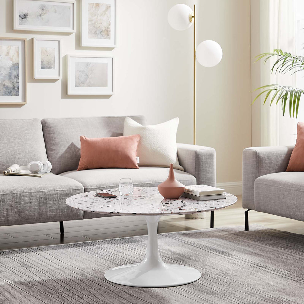 Lippa 36" Round Terrazzo Coffee Table By Modway - EEI-5719 | Coffee Tables | Modishstore - 8