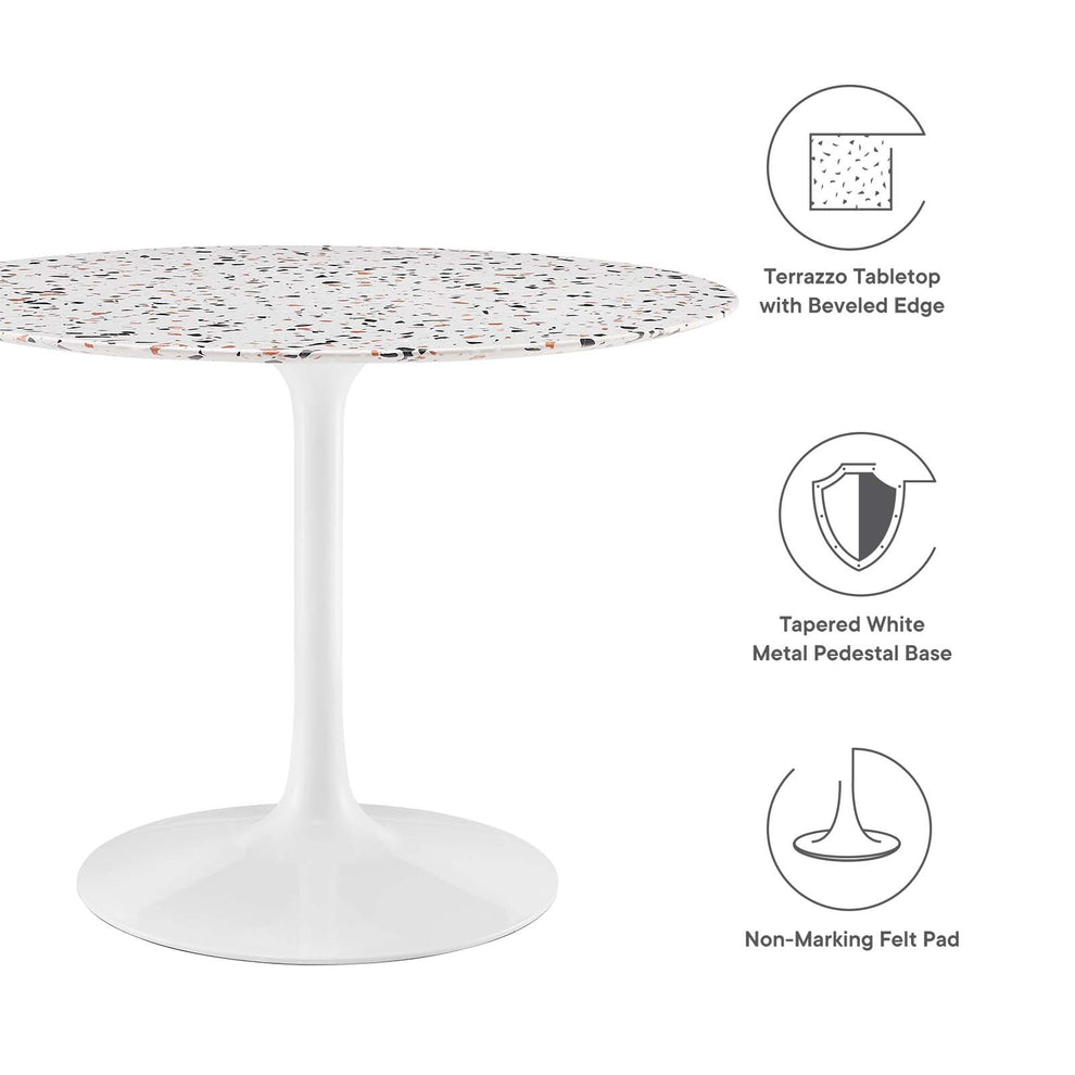 Lippa 40" Round Terrazzo Dining Table By Modway - EEI-5722 | Dining Tables | Modishstore - 12