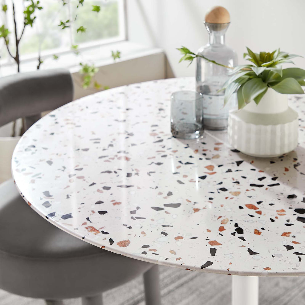 Lippa 40" Round Terrazzo Dining Table By Modway - EEI-5722 | Dining Tables | Modishstore - 7
