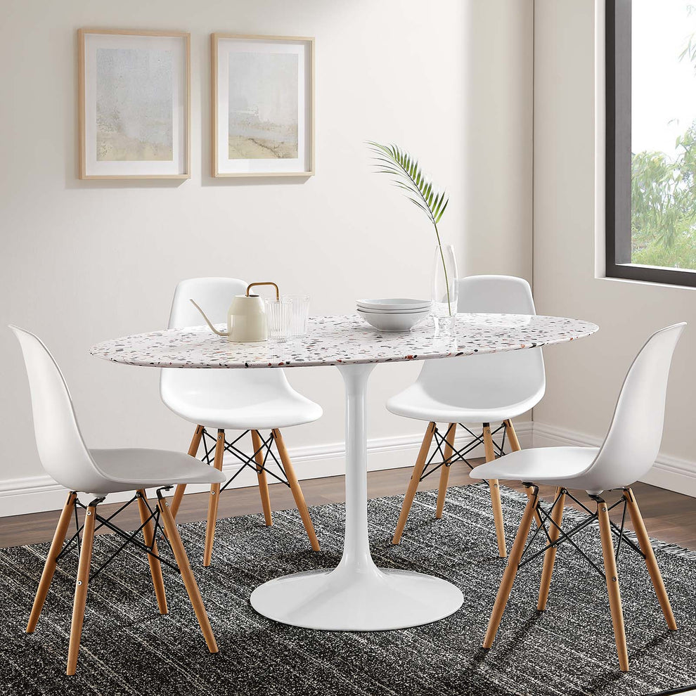 Lippa 60" Oval Terrazzo Dining Table By Modway - EEI-5734 | Dining Tables | Modishstore - 8