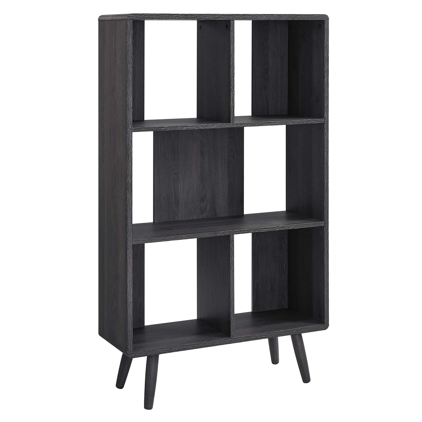 Transmit 5 Shelf Wood Grain Bookcase by Modway | Bookcases | Modishstore - 2