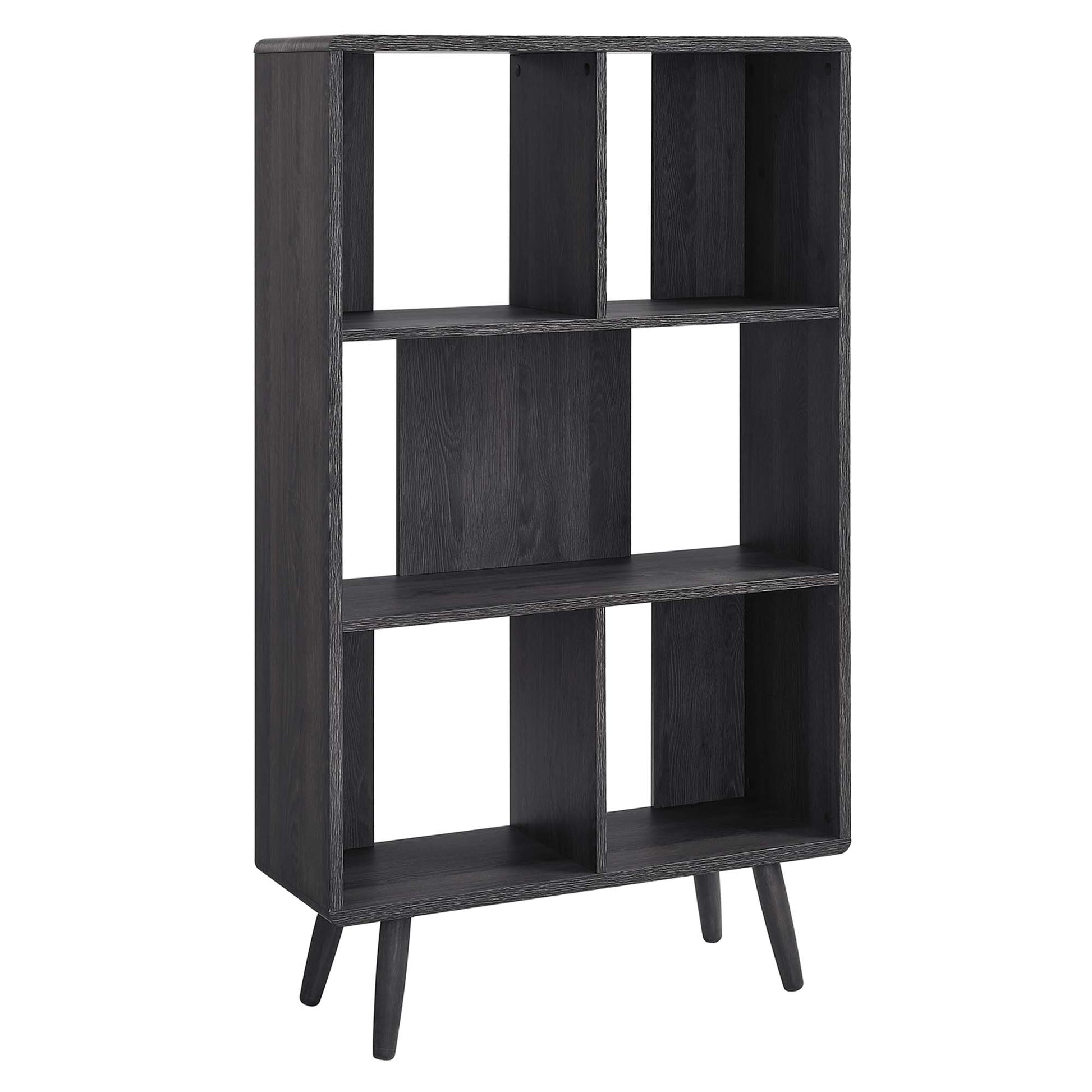 Transmit 5 Shelf Wood Grain Bookcase by Modway | Bookcases | Modishstore - 2