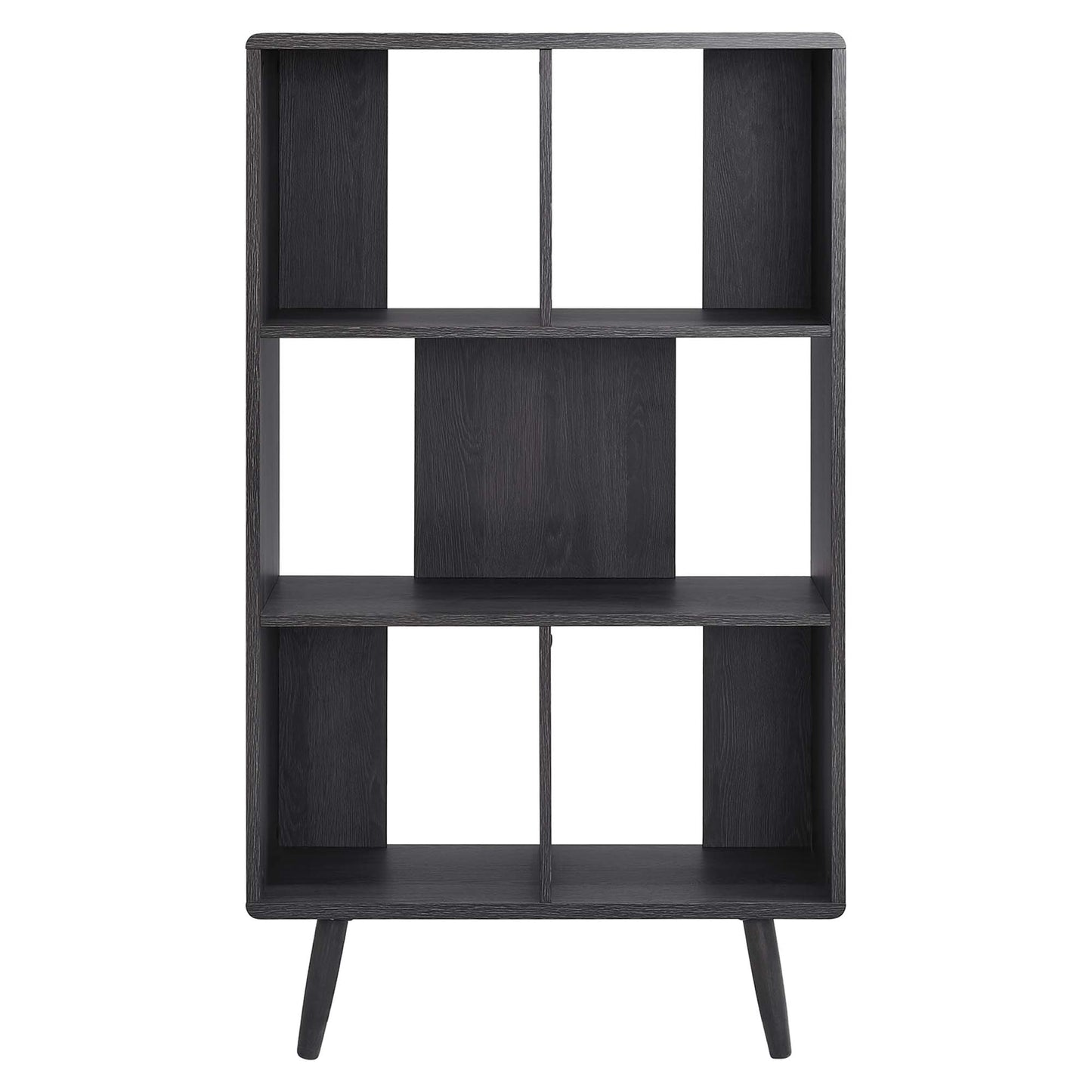 Transmit 5 Shelf Wood Grain Bookcase by Modway | Bookcases | Modishstore - 4