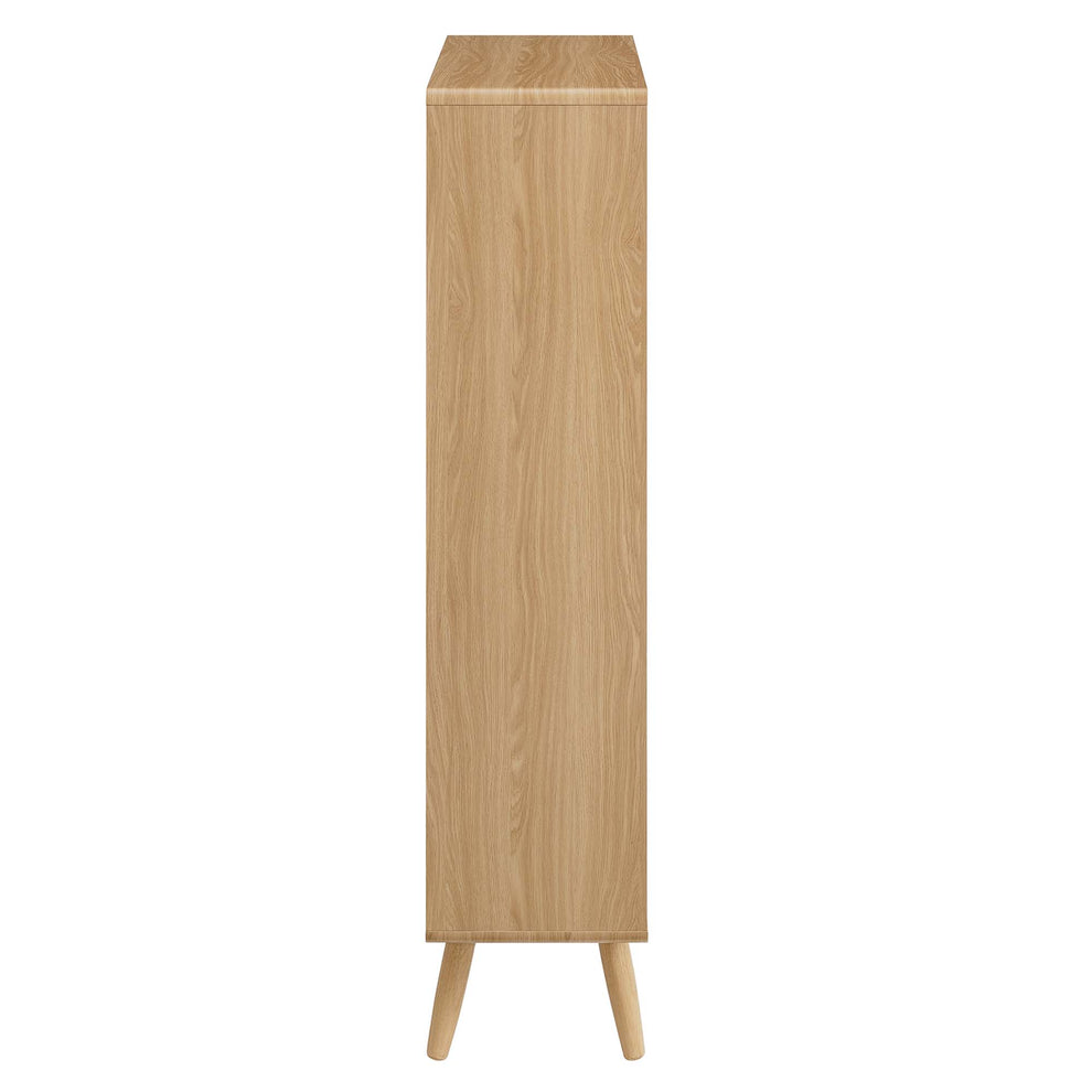 Transmit 5 Shelf Wood Grain Bookcase by Modway | Bookcases | Modishstore - 11