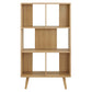 Transmit 5 Shelf Wood Grain Bookcase by Modway | Bookcases | Modishstore - 12