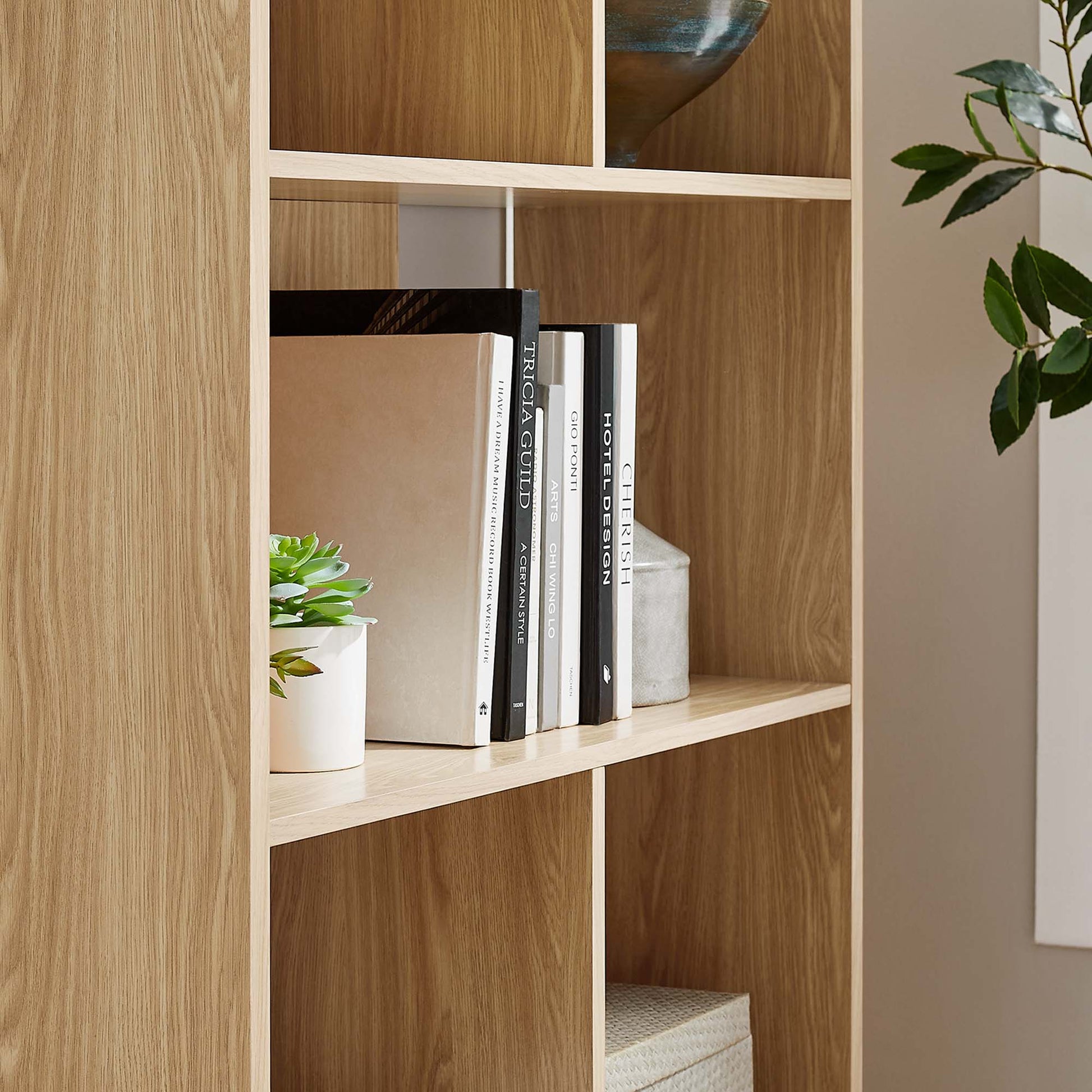 Transmit 5 Shelf Wood Grain Bookcase by Modway | Bookcases | Modishstore - 17