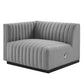 Conjure Channel Tufted Upholstered Fabric Loveseat by Modway | Loveseats | Modishstore - 5