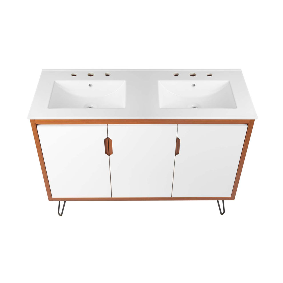 Energize 48" Double Sink Bathroom Vanity By Modway - EEI-5807 | Bathroom Accessories | Modishstore - 11