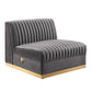 Sanguine 5-Piece Channel Tufted Performance Velvet Right-Facing Modular Sectional Sofa by Modway | Sofas | Modishstore - 3