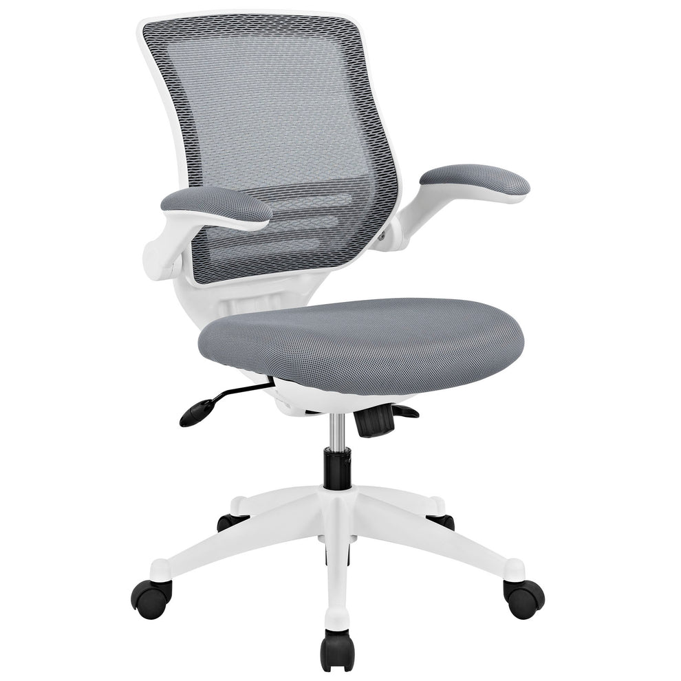Modway Edge White Base Office Chair - EEI-596 | Office Chairs | Modishstore - 3