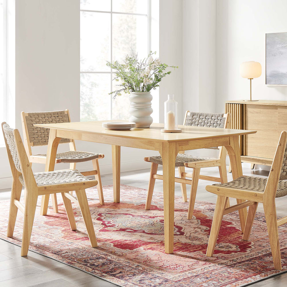 Juxtapose 63Ó Rectangle Dining Table by Modway | Dining Tables | Modishstore - 1