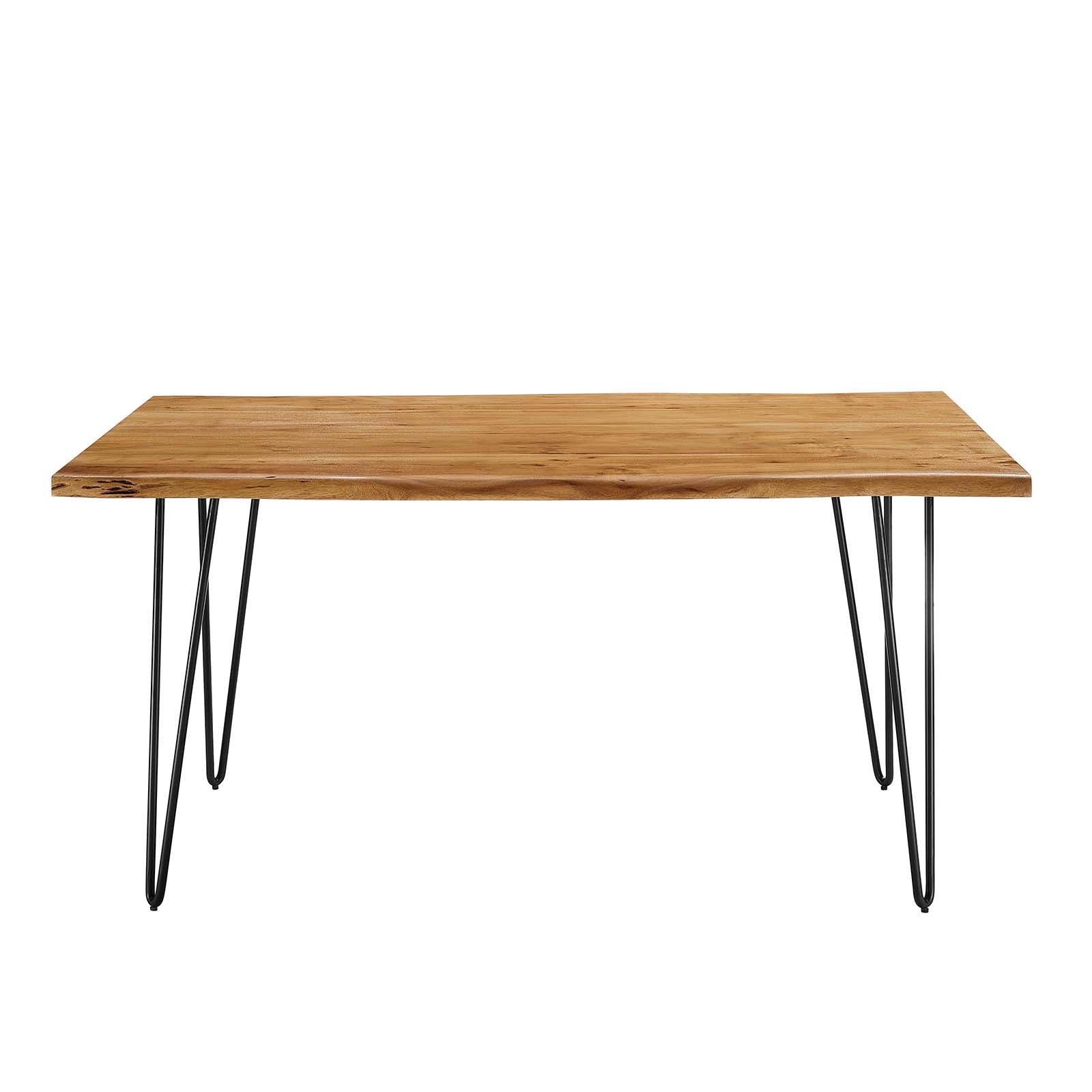 Henley 60" Live Edge Acacia Wood Dining Table By Modway - EEI-6059 | Dining Tables | Modishstore - 26