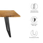 Viggo 74" Live Edge Acacia Wood Dining Table By Modway - EEI-6069 | Dining Tables | Modishstore - 26