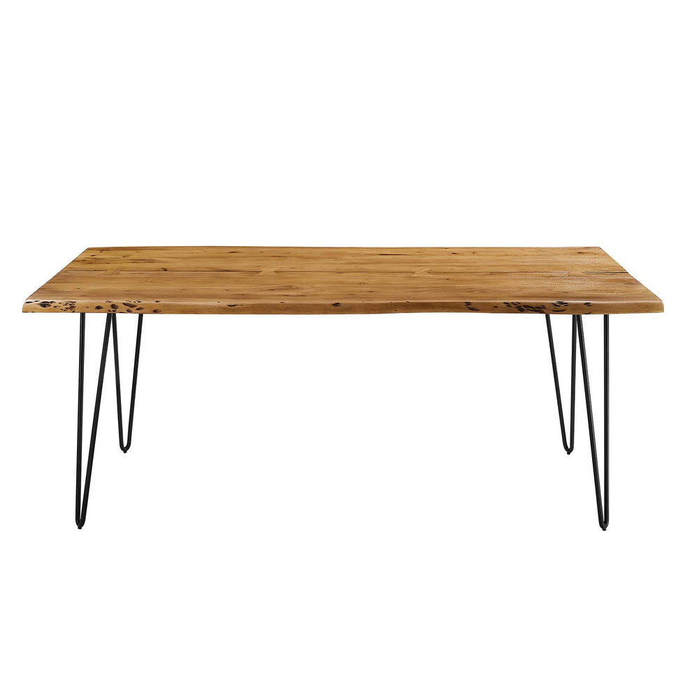 Ardor 74" Live Edge Acacia Wood Dining Table By Modway - EEI-6070 | Dining Tables | Modishstore - 29