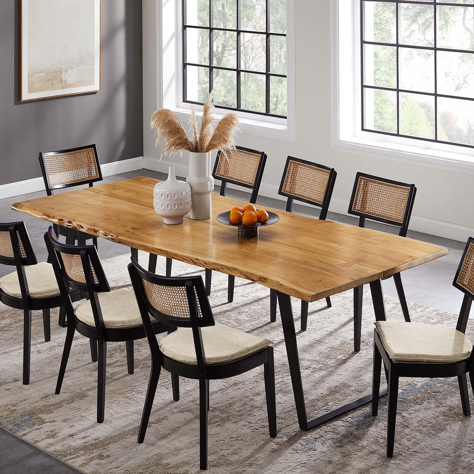 Viggo 96" Live Edge Acacia Wood Dining Table By Modway - EEI-6071 | Dining Tables | Modishstore - 10