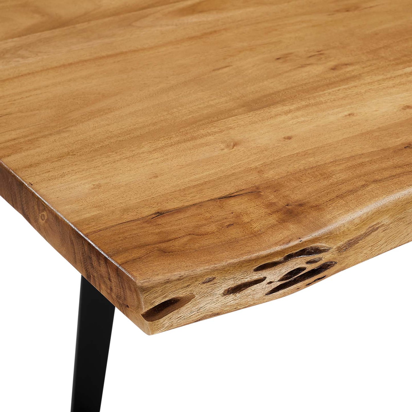 Viggo 96" Live Edge Acacia Wood Dining Table By Modway - EEI-6071 | Dining Tables | Modishstore - 16