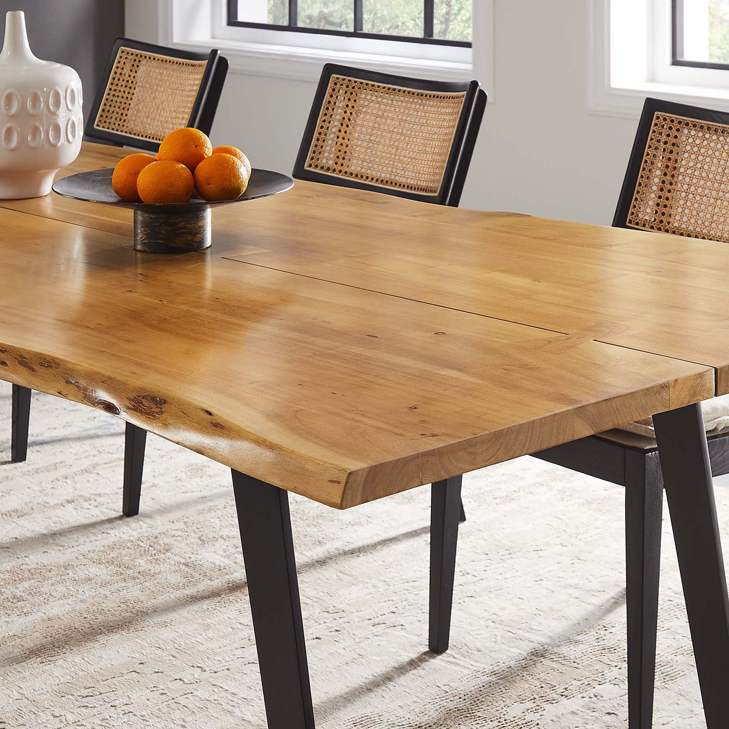 Viggo 96" Live Edge Acacia Wood Dining Table By Modway - EEI-6071 | Dining Tables | Modishstore - 11