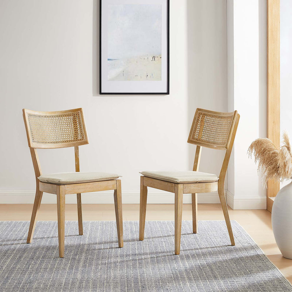 Caledonia Wood Dining Chair Set of 2 By Modway - EEI-6080 | Dining Chairs | Modishstore - 31
