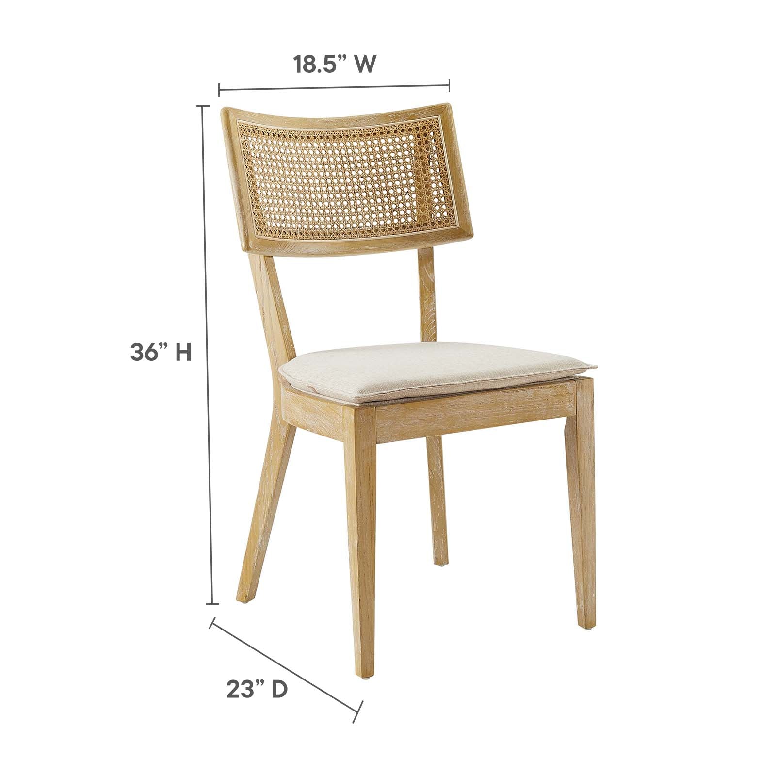 Caledonia Wood Dining Chair Set of 2 By Modway - EEI-6080 | Dining Chairs | Modishstore - 40