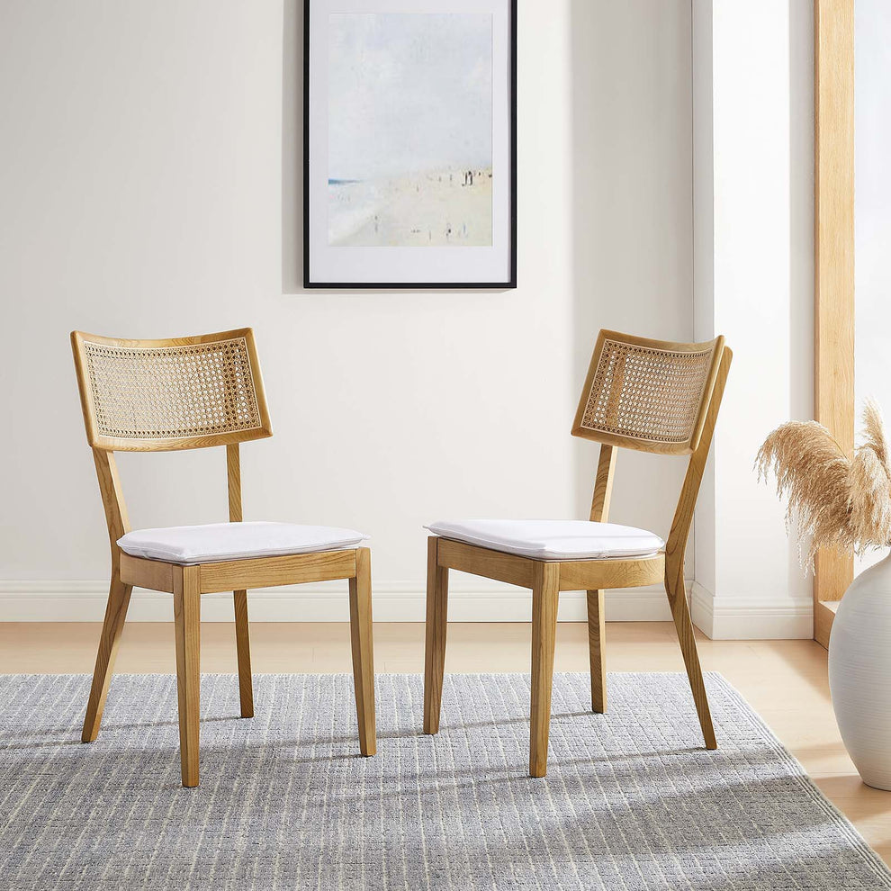 Caledonia Wood Dining Chair Set of 2 By Modway - EEI-6080 | Dining Chairs | Modishstore - 42