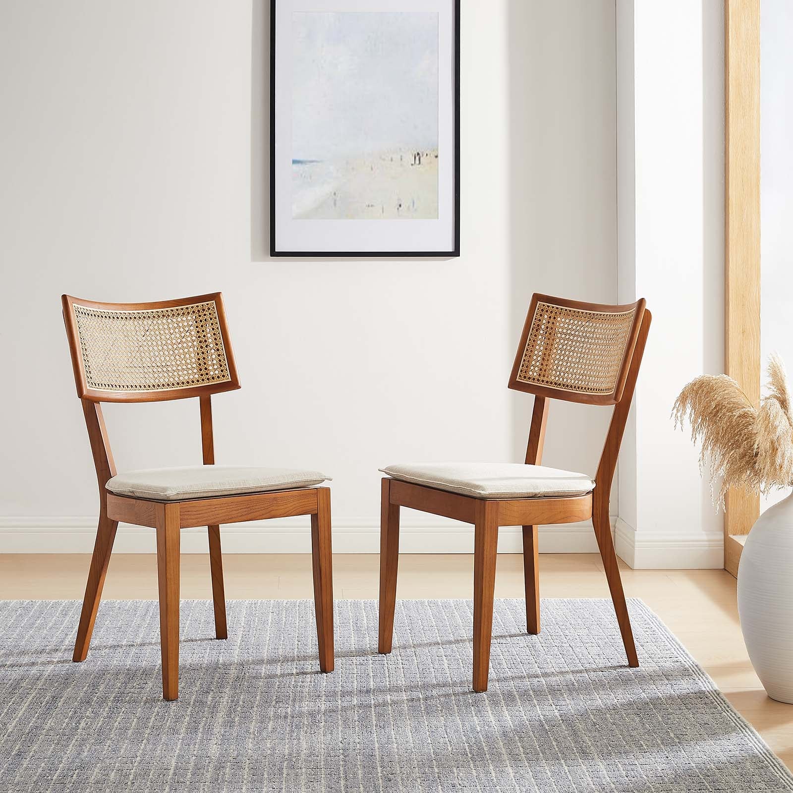 Caledonia Wood Dining Chair Set of 2 By Modway - EEI-6080 | Dining Chairs | Modishstore - 20
