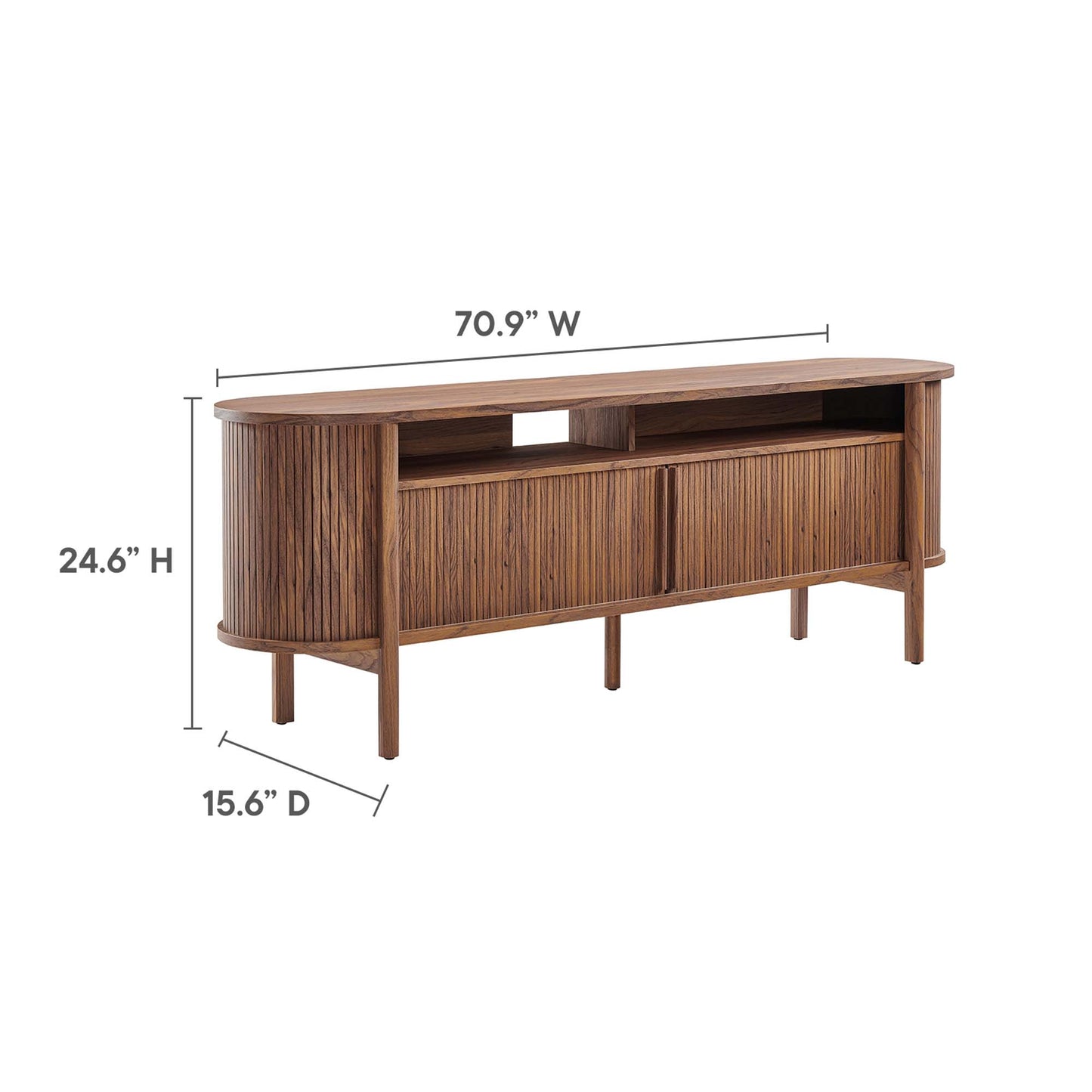 Cadence 71" Curved TV Stand by Modway | TV Stands | Modishstore - 4