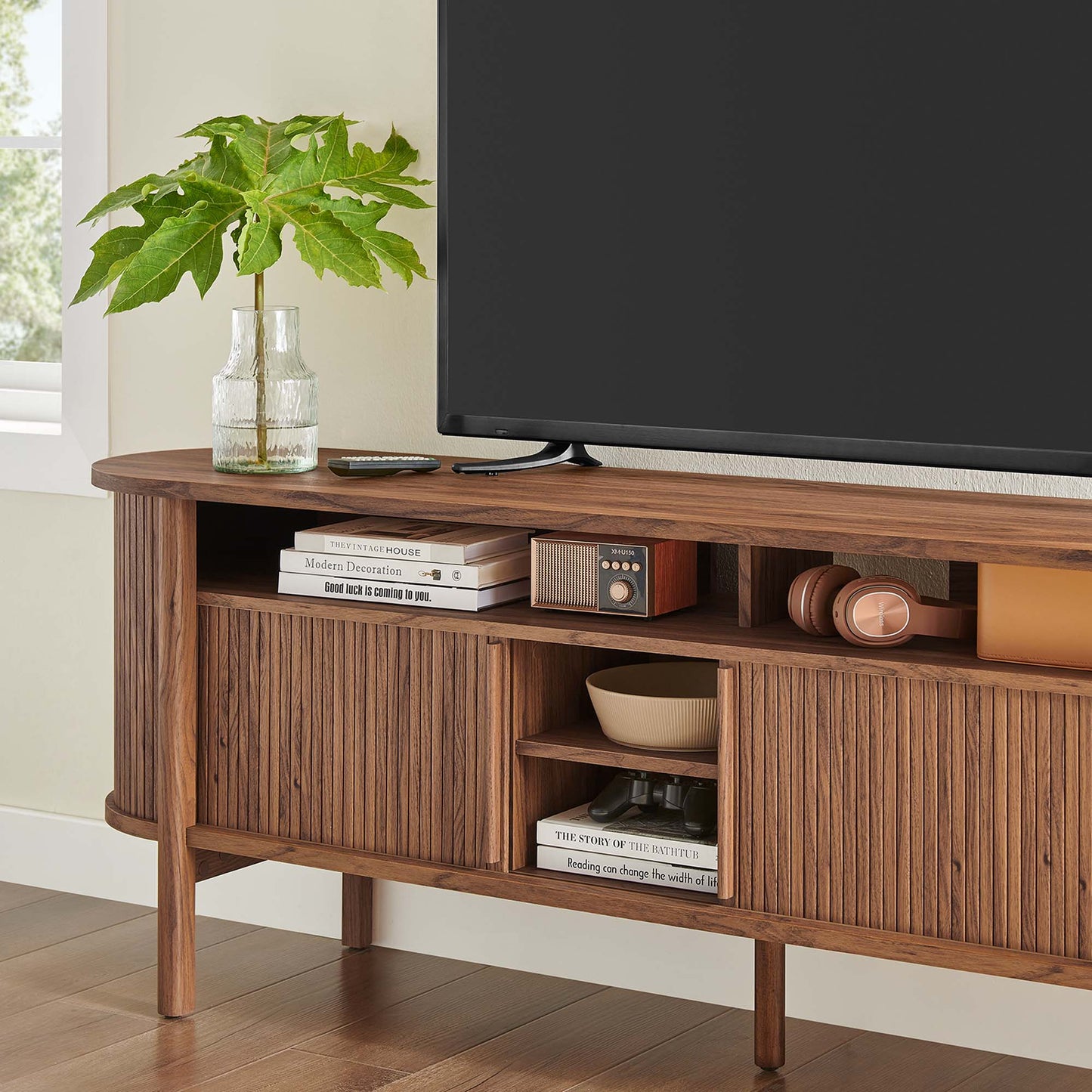 Cadence 71" Curved TV Stand by Modway | TV Stands | Modishstore - 5