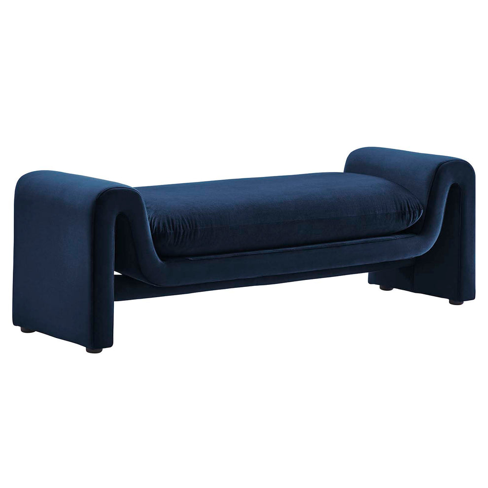 Waverly Performance Velvet Bench By Modway - EEI-6380 | Benches | Modishstore - 31
