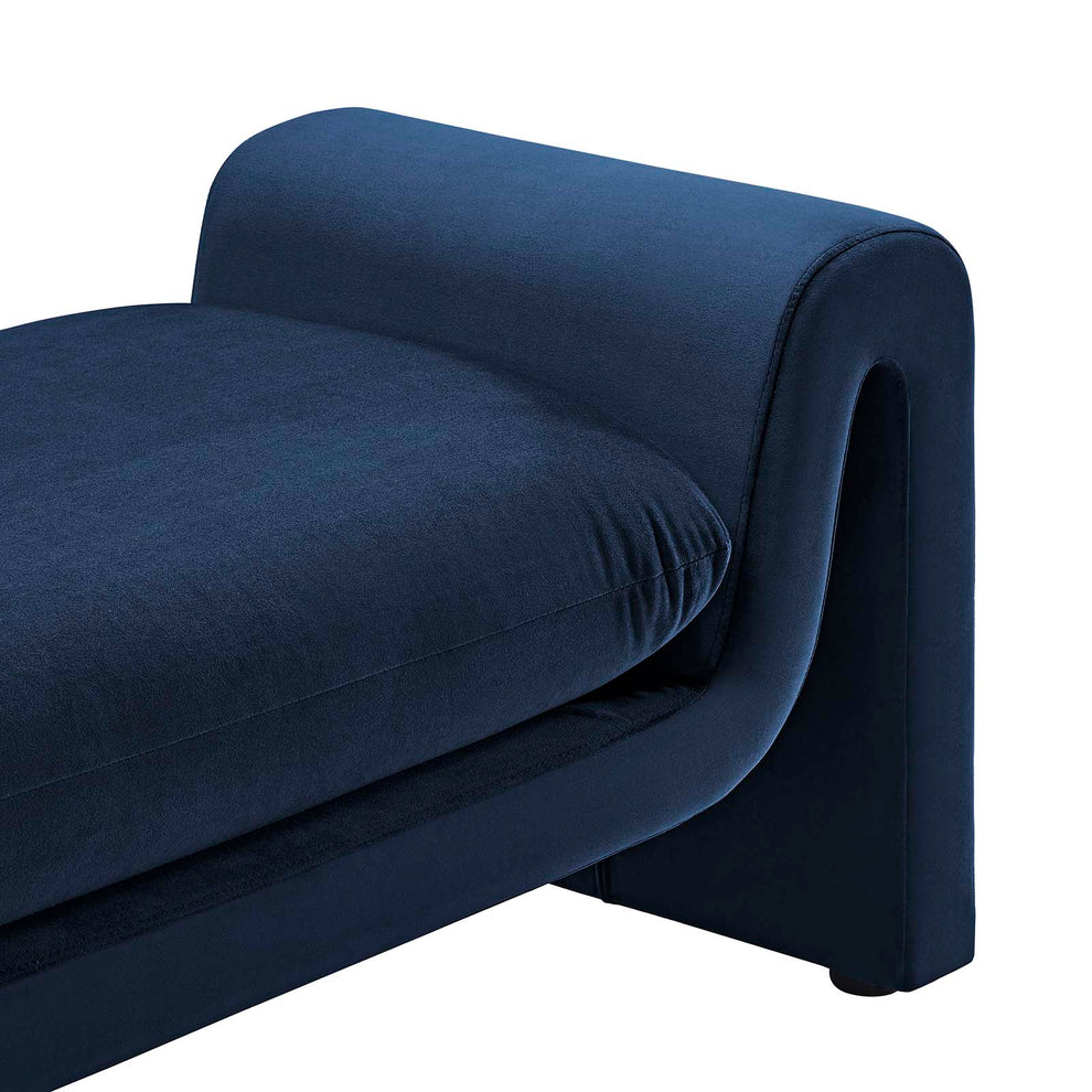 Waverly Performance Velvet Bench By Modway - EEI-6380 | Benches | Modishstore - 28
