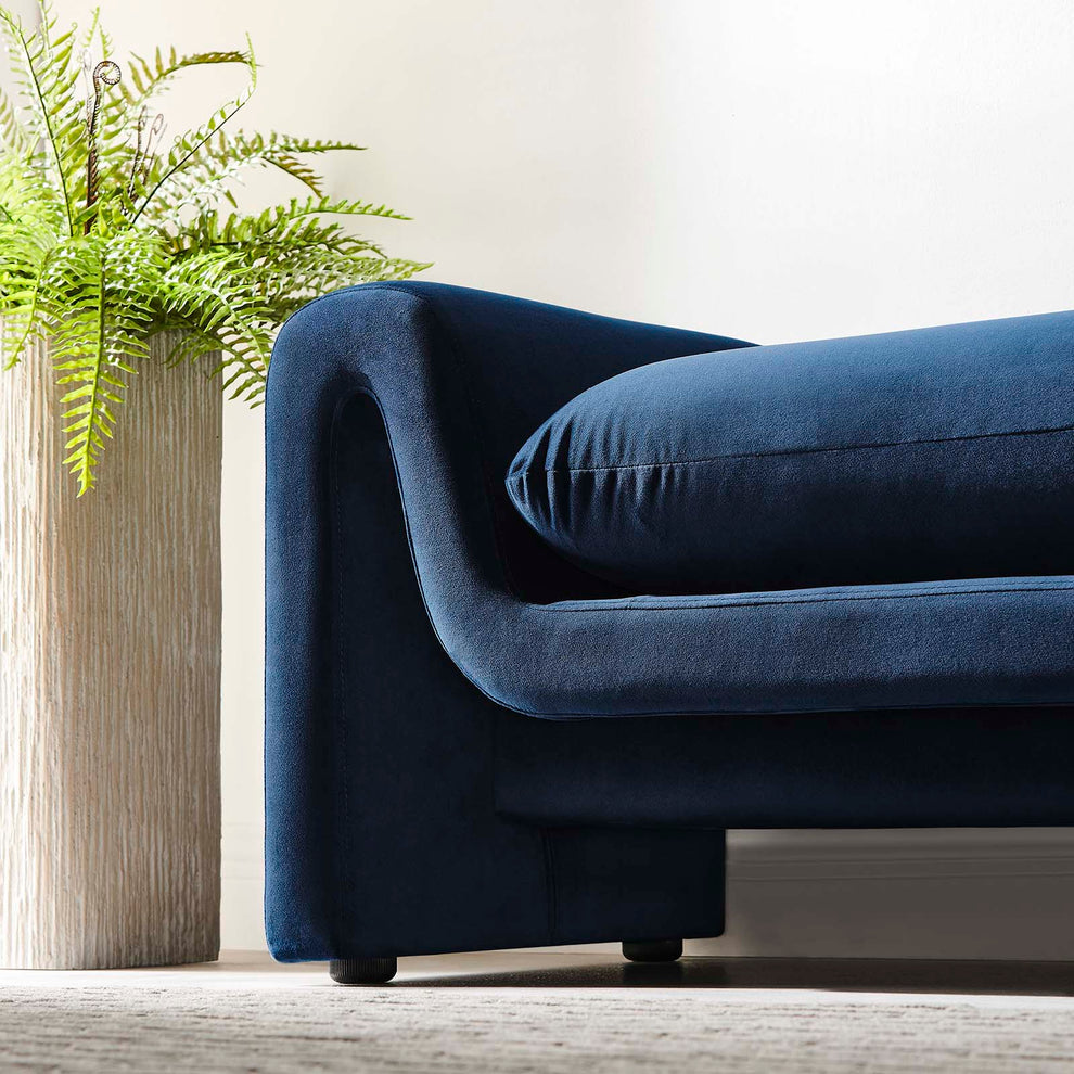 Waverly Performance Velvet Bench By Modway - EEI-6380 | Benches | Modishstore - 25