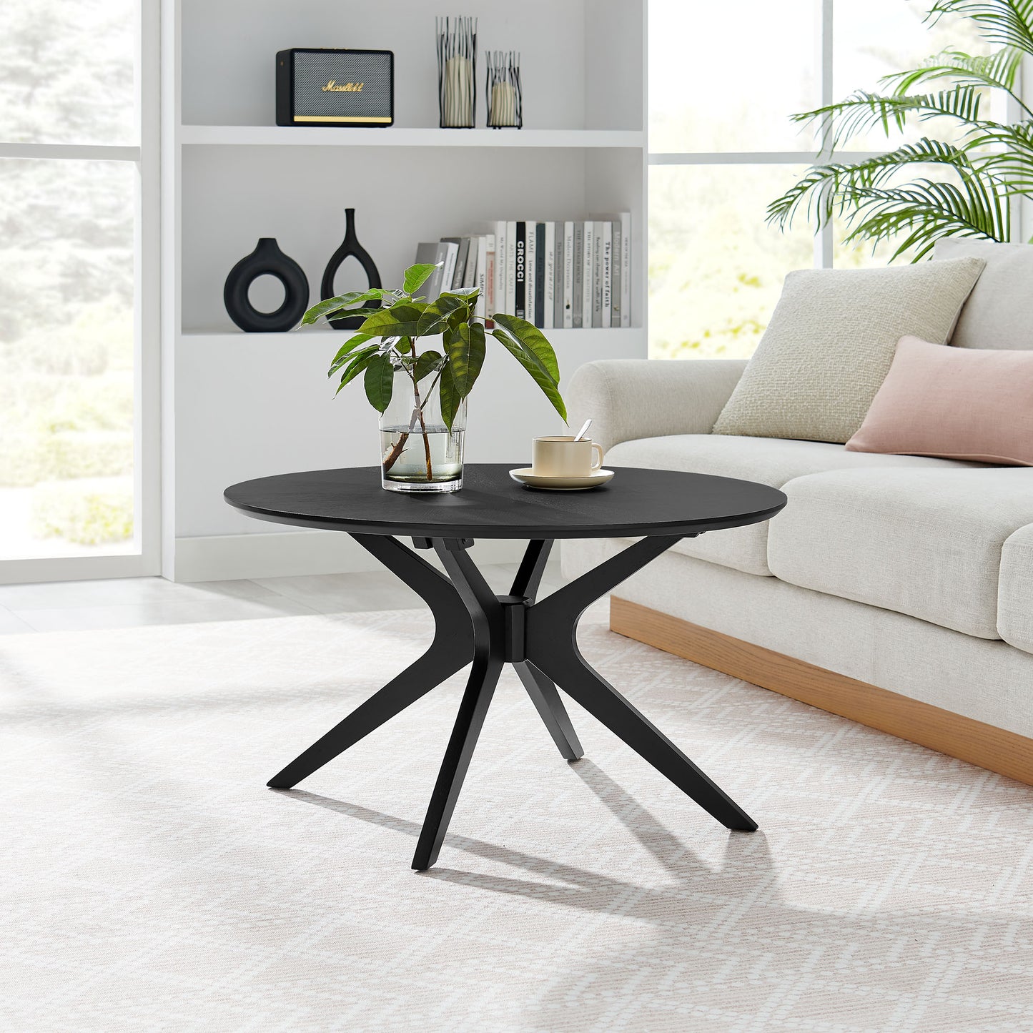 Crossroads Round Wood Coffee Table by Modway | Accent Tables | Modishstore - 1