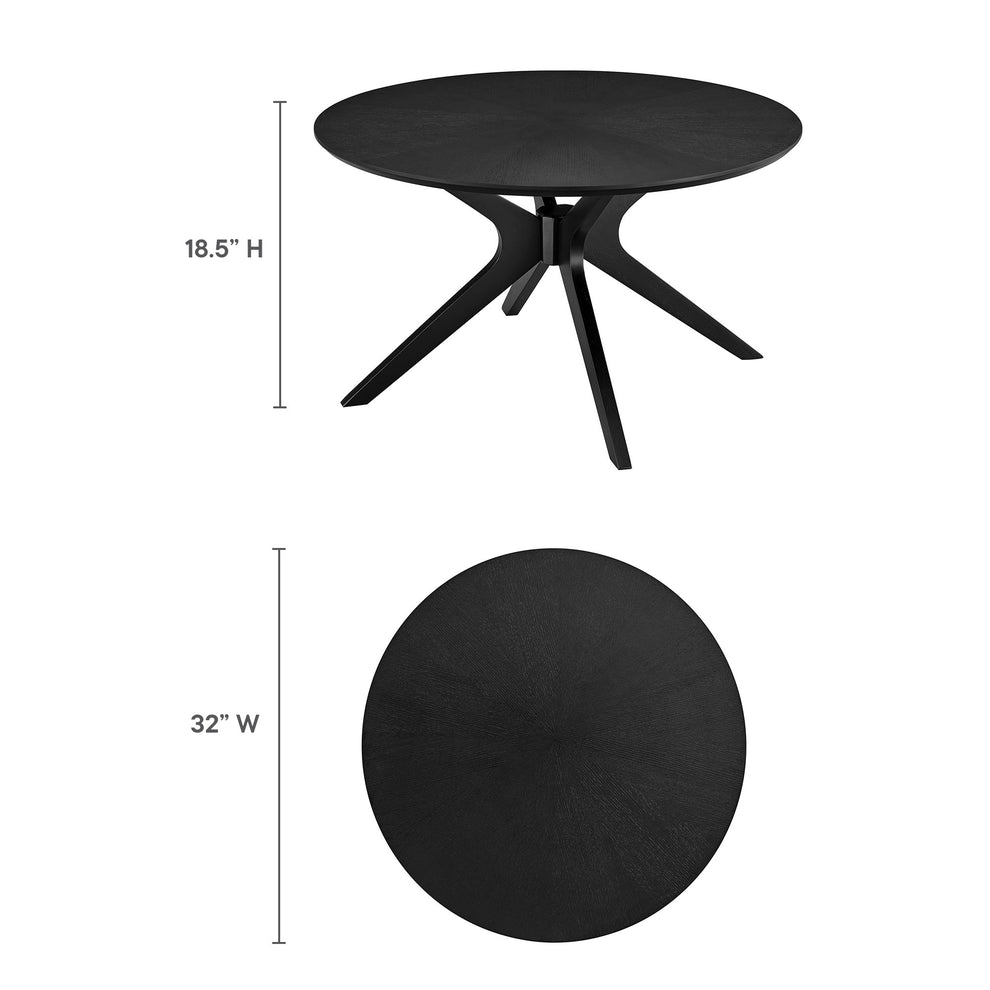 Crossroads Round Wood Coffee Table by Modway | Accent Tables | Modishstore - 8