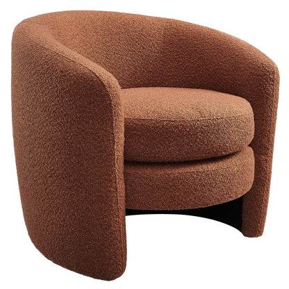 Affinity Upholstered Boucle Fabric Curved Back Armchair By Modway - EEI-6666 | Armchairs | Modishstore - 17
