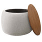 Perla Woven Heathered Fabric Upholstered Storage Ottoman by Modway | Ottomans | Modishstore - 3