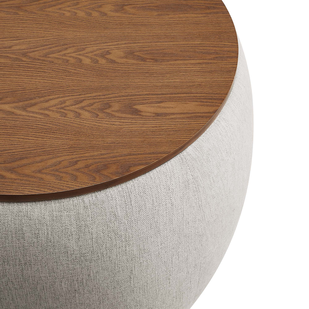 Perla Woven Heathered Fabric Upholstered Storage Ottoman by Modway | Ottomans | Modishstore - 5