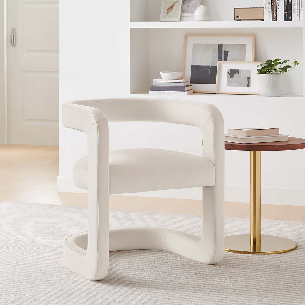 Winslow Barrel Performance Velvet Dining Chair  by Modway | Dining Chairs | Modishstore - 1