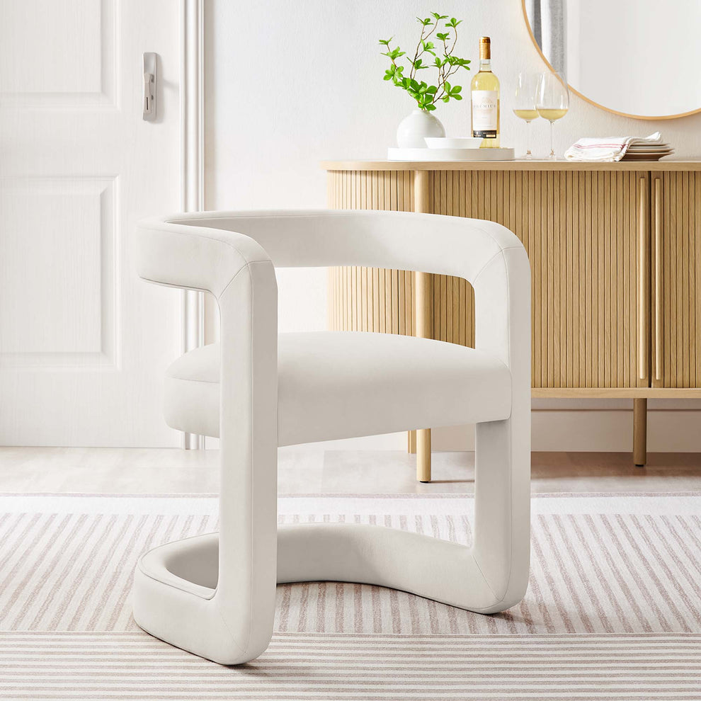Winslow Barrel Performance Velvet Dining Chair  by Modway | Dining Chairs | Modishstore - 9